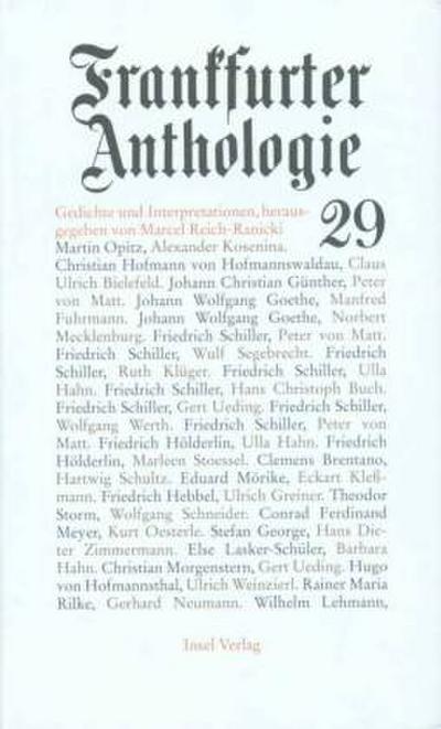 Frankfurter Anthologie. Bd.29