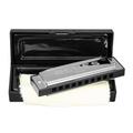 Blues Harmonica in C (incl. case and cleaning cloth)