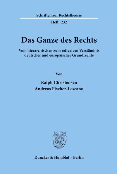 Das Ganze des Rechts.