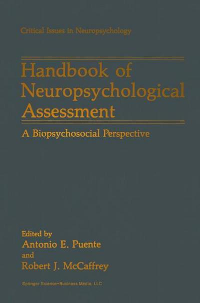 Handbook of Neuropsychological Assessment