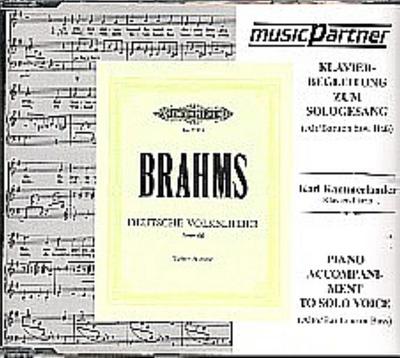 Deutsche VolksliederCD Gesang (tiefere St.) und Klavier Klavierbegleitung zur Solostimme