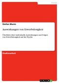 Auswirkungen von Erwerbslosigkeit
