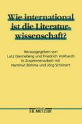 Wie international ist die Literaturwissenschaft?