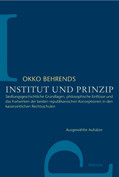 Behrends, Institut/Prinzip