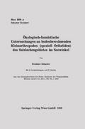 Ökologisch-faunistische Untersuchungen an bodenbew