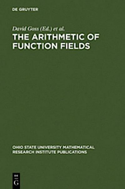 The Arithmetic of Function Fields