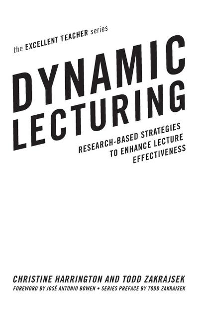 Dynamic Lecturing
