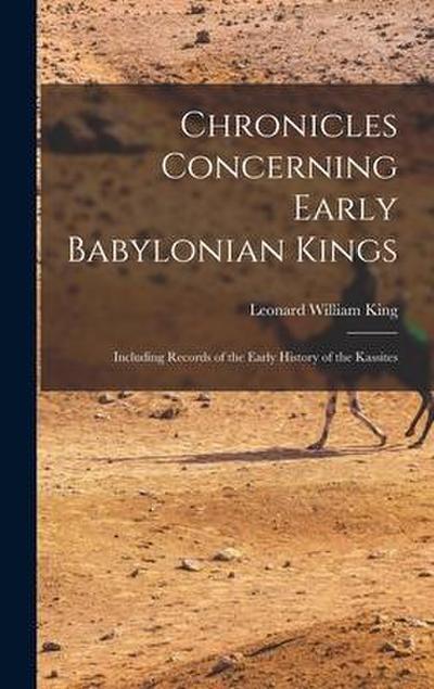 Chronicles Concerning Early Babylonian Kings