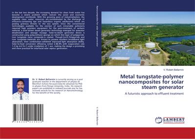 Metal tungstate-polymer nanocomposites for solar steam generator