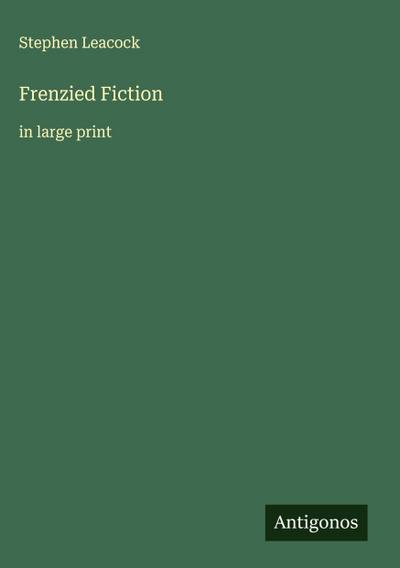 Frenzied Fiction