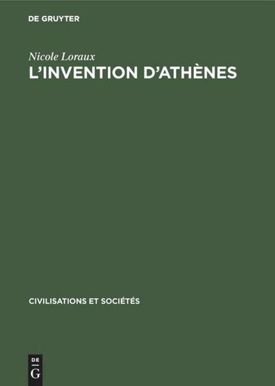 L¿invention d¿Athènes