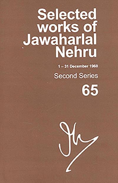 Selected Works of Jawaharlal Nehru, Second Series, Volume 65