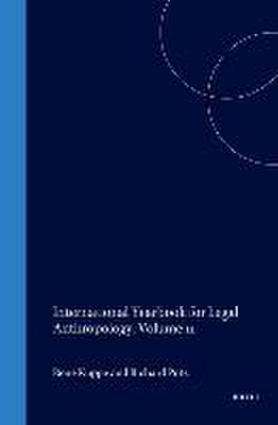 International Yearbook for Legal Anthropology, Volume 11