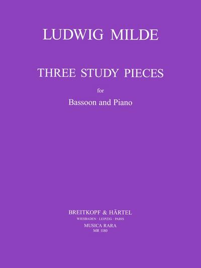 3 Study piecesfor bassoon and piano