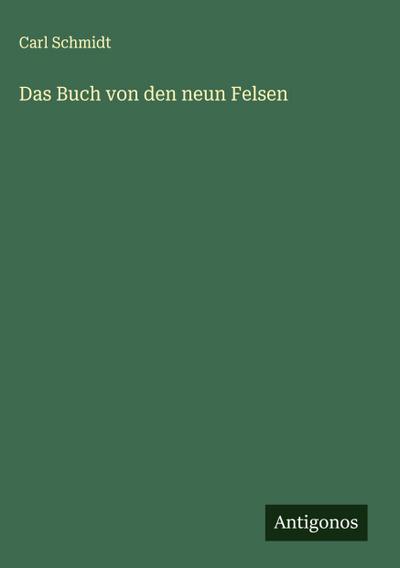 Das Buch von den neun Felsen