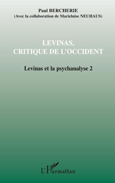 Lévinas, critique de l’Occident