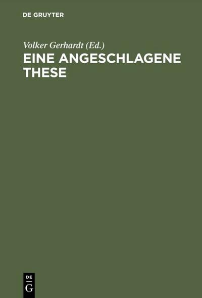 Eine angeschlagene These