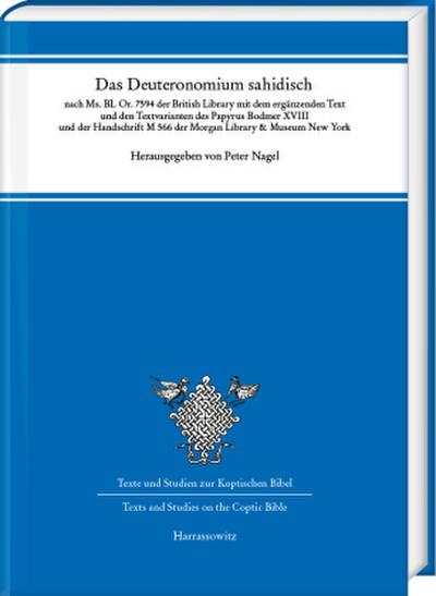 Das Deuteronomium sahidisch