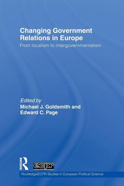 Changing Government Relations in Europe