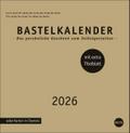 Premium-Bastelkalender gold groß 2026