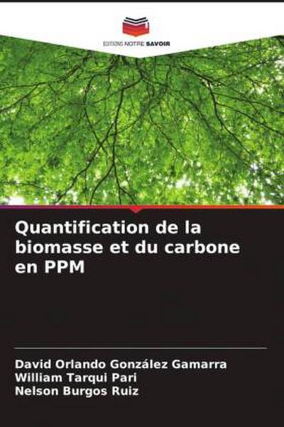 Quantification de la biomasse et du carbone en PPM