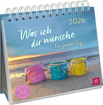 Postkartenkalender 2026: Was ich dir wünsche für jeden Tag