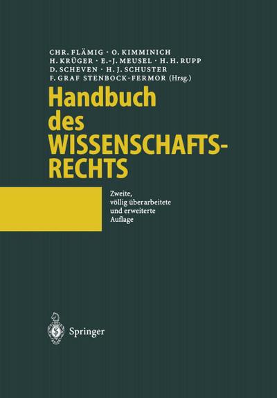 Handbuch des Wissenschaftsrechts