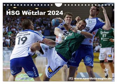 HSG Wetzlar - Handball Bundesliga 2024 (Wandkalender 2024 DIN A4 quer), CALVENDO Monatskalender