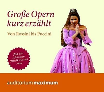 Große Opern kurz erzählt. Tl.1, 6 Audio-CDs