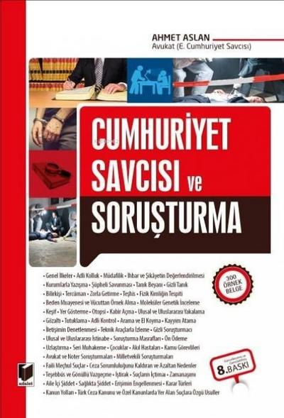 Cumhuriyet Savcisi ve Sorusturma Ciltli