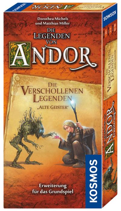 Kosmos 690908 Die Legenden von Andor - Die verschollenen Legenden Alte Geister, Erweiterung für das Grundspiel Die Legenden von Andor, ab 10 Jahren, Fantasy-Brettspiel