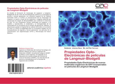 Propiedades Opto-Electrónicas de películas de Langmuir-Blodgett