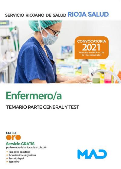 Enfermero-a del Servicio Riojano de Salud, temario parte general y test