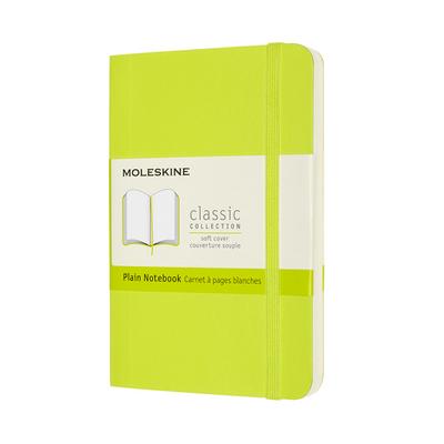 Moleskine Classic, Notizbuch Pocket/A6 Blanko, Limetten Grün