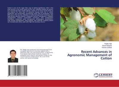 Recent Advances in Agronomic Management of Cotton