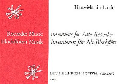 Inventionenfür Altblockflöte