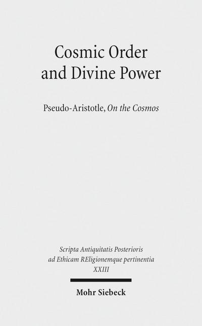 Cosmic Order and Divine Power