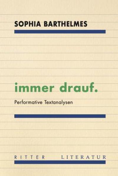 immer drauf.