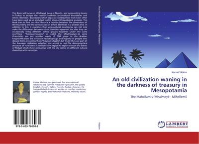 An old civilization waning in the darkness of treasury in Mesopotamia