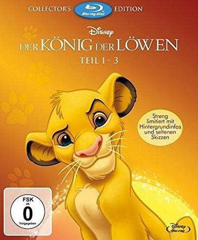 Der König der Löwen (2016) - BD Trilogie Pack (Digibook), 3 Blu-rays