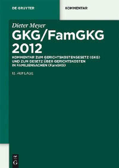 GKG/FamGKG 2012 (eBook, PDF) - Dieter Meyer