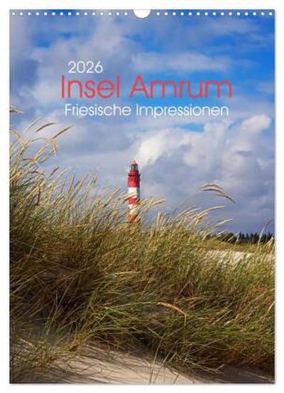 Insel Amrum - Friesische Impressionen (Wandkalender 2026 DIN A3 hoch), CALVENDO Monatskalender