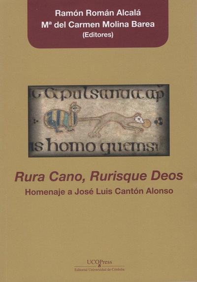 Rura Cano, rurisque deos : homenaje a José Luis Cantón Alonso
