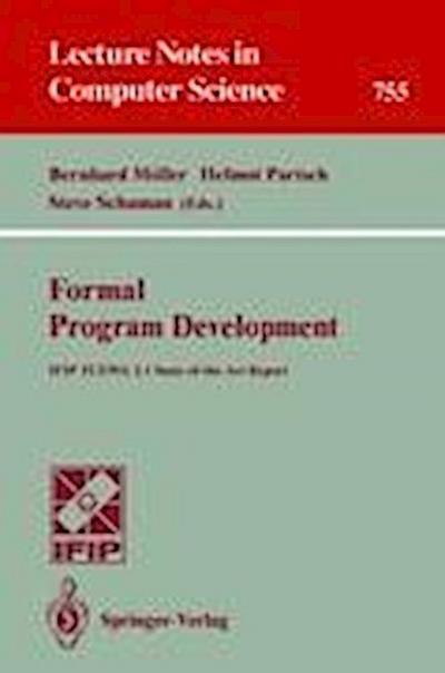 Formal Program Development