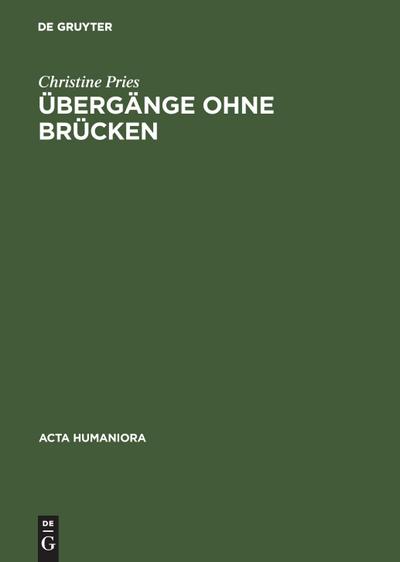 Übergänge ohne Brücken