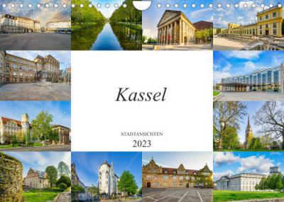 Kassel Stadtansichten (Wandkalender 2023 DIN A4 quer)