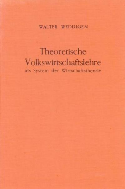 Theoretische Volkswirtschaftslehre