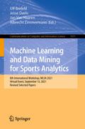 Machine Learning and Data Mining for Sports Analytics
