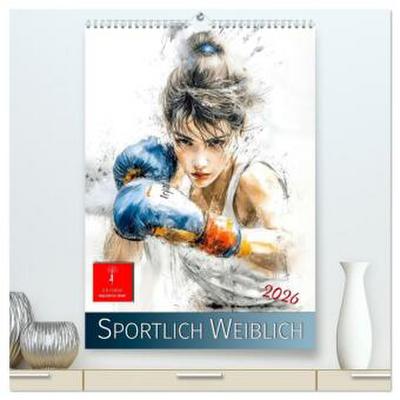Sportlich Weiblich (hochwertiger Premium Wandkalender 2026 DIN A2 hoch), Kunstdruck in Hochglanz