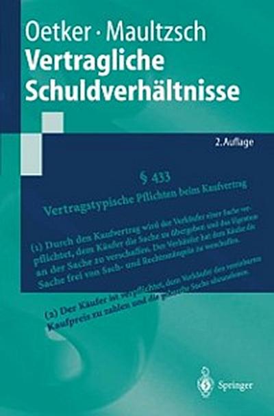 Vertragliche Schuldverhältnisse